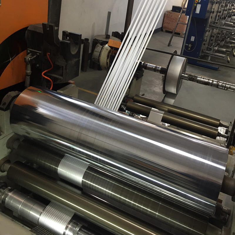 Shaft-mounted aluminum foil